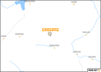 map of Gaogang