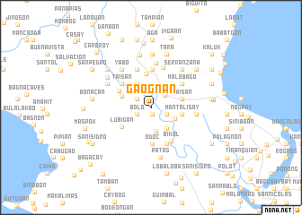 map of Gaogñan