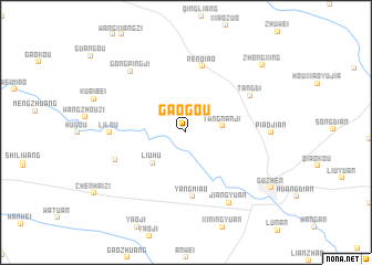 map of Gaogou