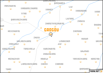 map of Gaogou