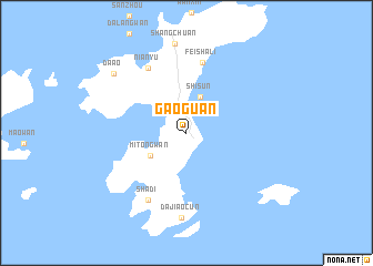map of Gaoguan