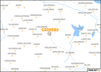 map of Gaohebu