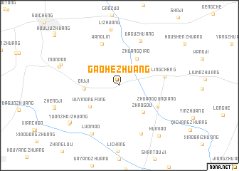 map of Gaohezhuang