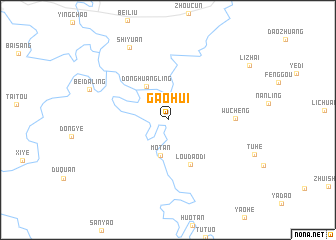 map of Gaohui