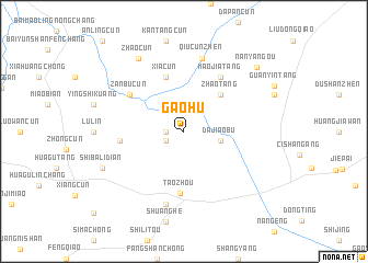 map of Gaohu