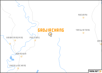 map of Gaojiachang