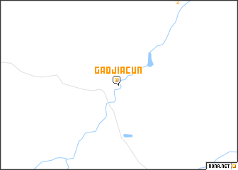 map of Gaojiacun