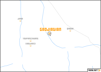 map of Gaojiadian