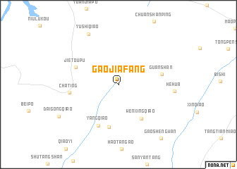 map of Gaojiafang