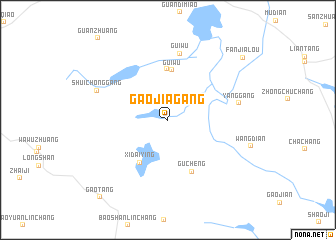 map of Gaojiagang