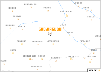 map of Gaojiagudui