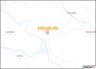 map of Gaojialing