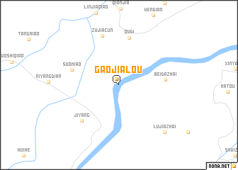 map of Gaojialou