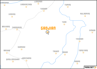 map of Gaojian