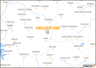 map of Gaojiaotuan