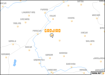 map of Gaojiao