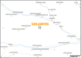 map of Gaojiaping