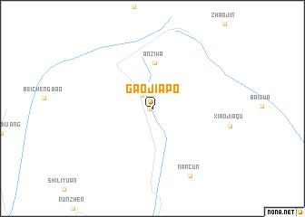 map of Gaojiapo