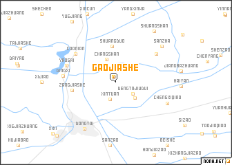 map of Gaojiashe