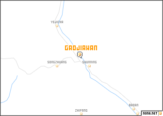 map of Gaojiawan