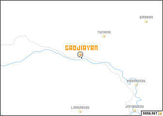 map of Gaojiayan