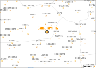 map of Gaojiaying