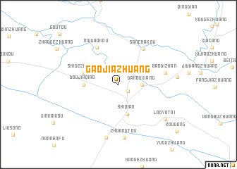 map of Gaojiazhuang