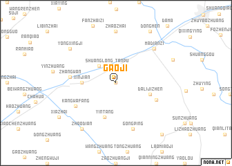 map of Gaoji