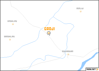 map of Gaoji