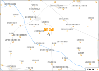 map of Gaoji