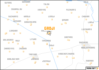 map of Gaoji