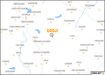 map of Gaoji