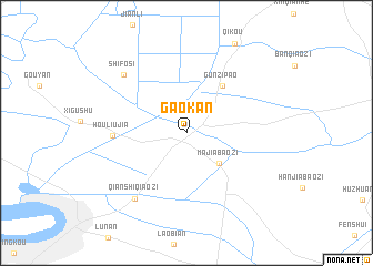 map of Gaokan