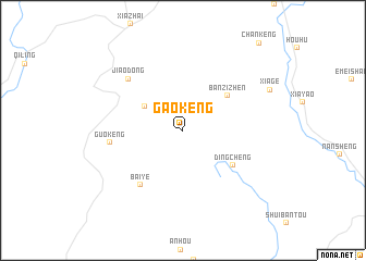 map of Gaokeng