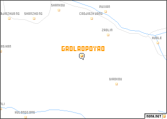 map of Gaolaopoyao