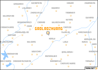 map of Gaolaozhuang