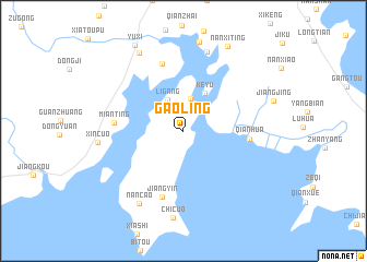 map of Gaoling