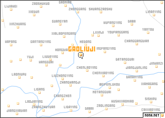 map of Gaoliuji