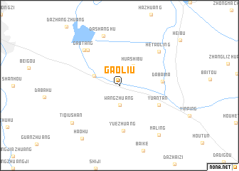 map of Gaoliu