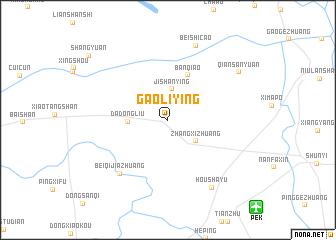 map of Gaoliying