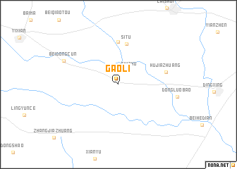 map of Gaoli