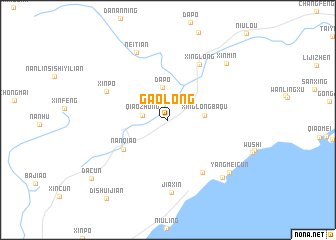 map of Gaolong