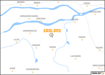 map of Gaolong