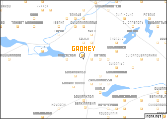 map of Gaomey