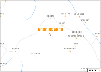 map of Gaomiaoshan