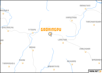 map of Gaomingpu