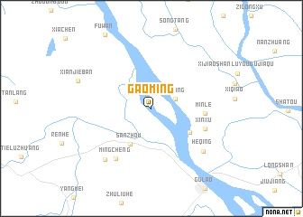 map of Gaoming