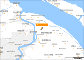 map of Gaonan