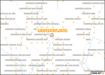 map of Gaong Panjang