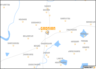 map of Gaonian